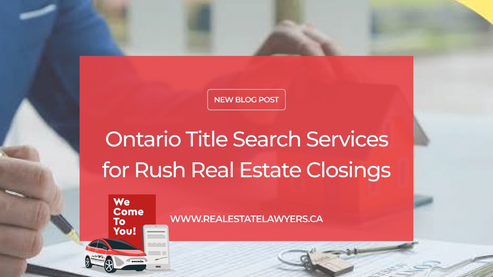 Ontario Title Search Services for Rush Real Estate Closings