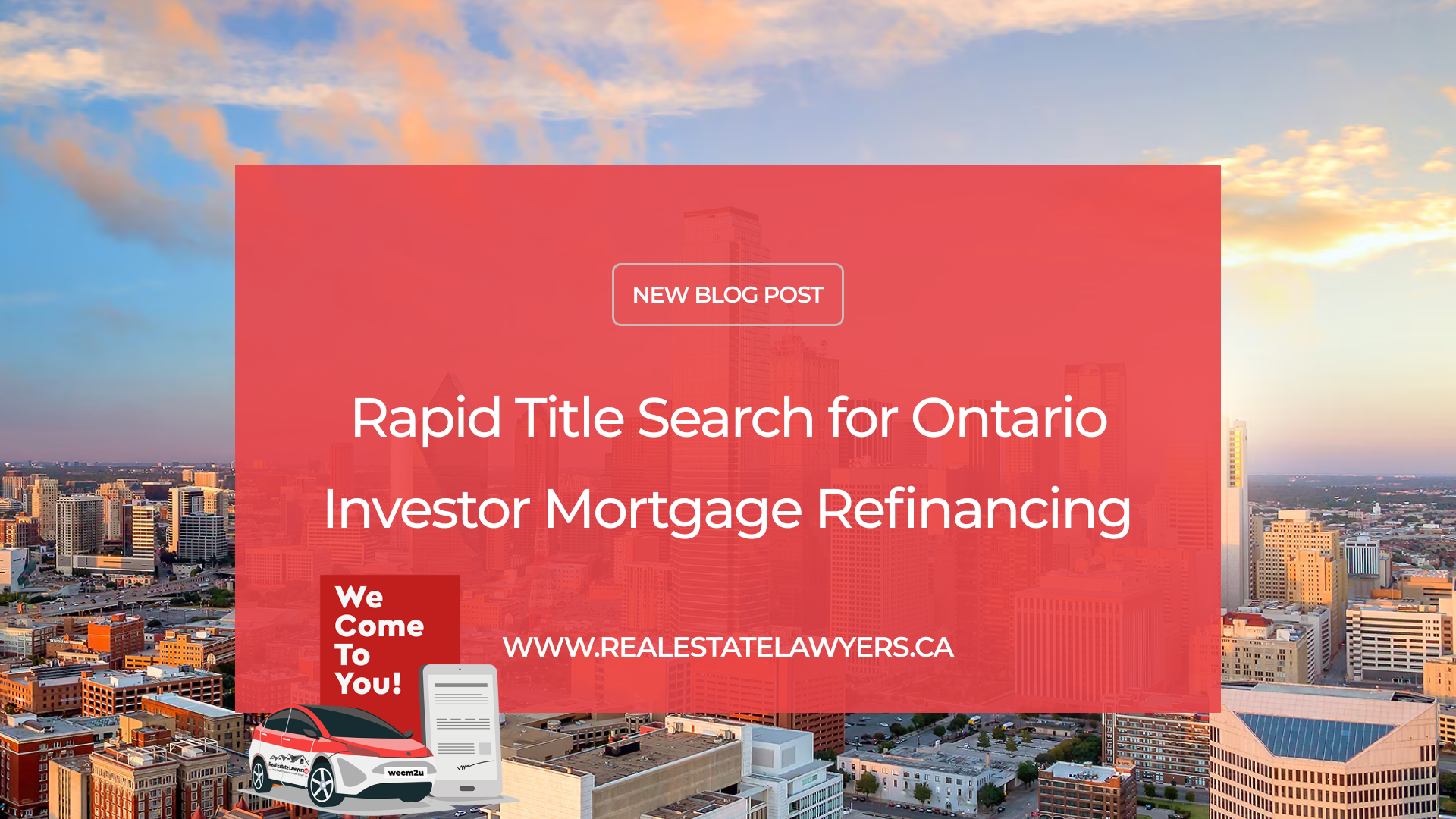 Rapid Title Search for Ontario Investor Mortgage Refinancing