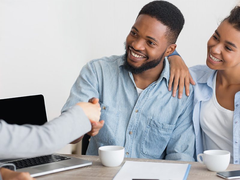 Real estate meeting for selling property